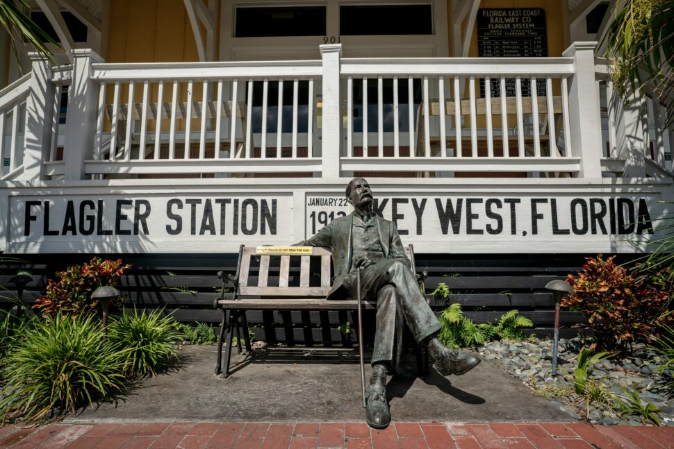 Statue in Key West, Florida for travelers looking for historic charm