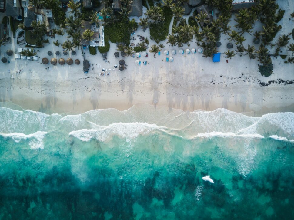 Cancun aerial veiw