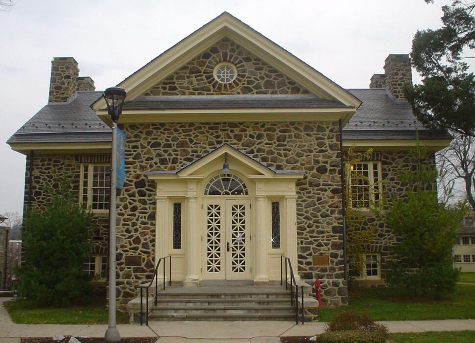 Carnegie Library on Cheyney University (PA) Campus quad, built 1909