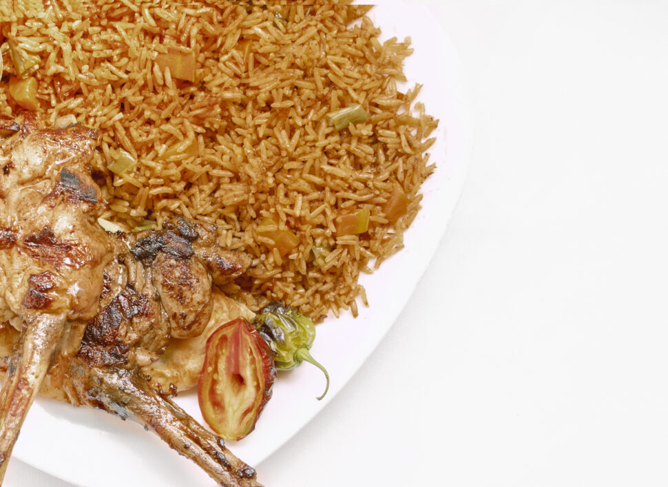 Jollof with Chicken