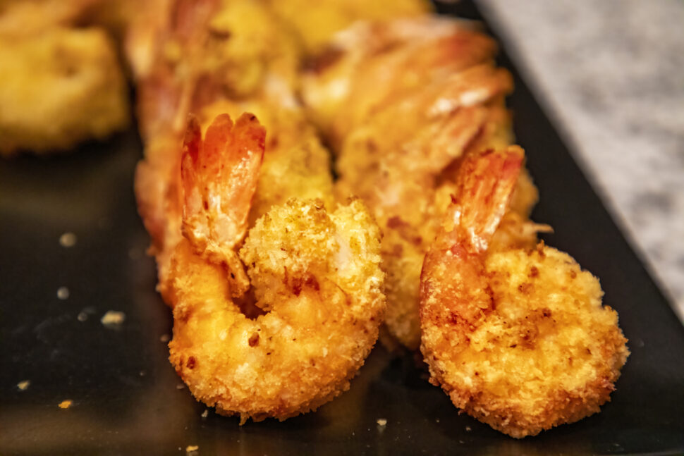 Crispy Shrimps with Air-frier.