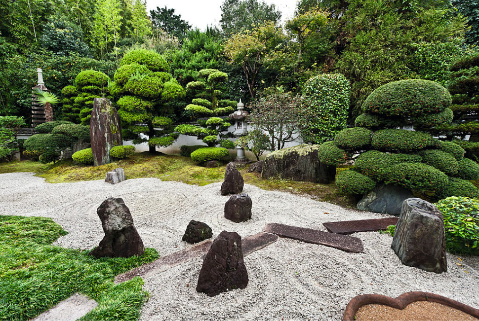 Garden of the Reiun-in-Temple. Kyoto. About 2000. (Photo by Imagno/Getty Images) .