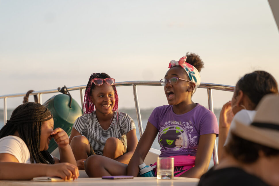 Middle School Girls in Colombia with iFly Youth