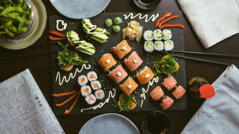 Plate of sushi 