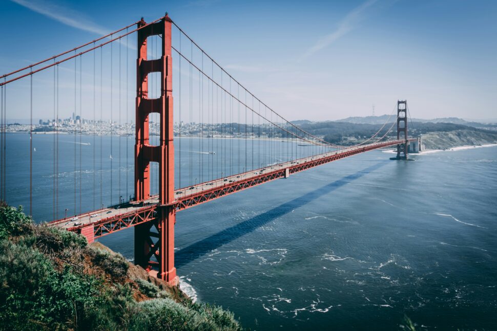 Golden Visa Countries pictured: Golden Gate Bridge