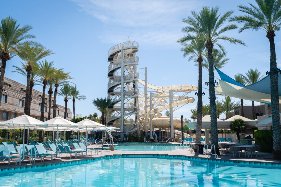 Waterslides at Arizona Biltmore.