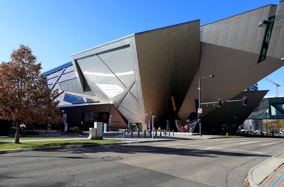 Architect Daniel Libeskind's Denver Art Museum in Denver, Colorado 