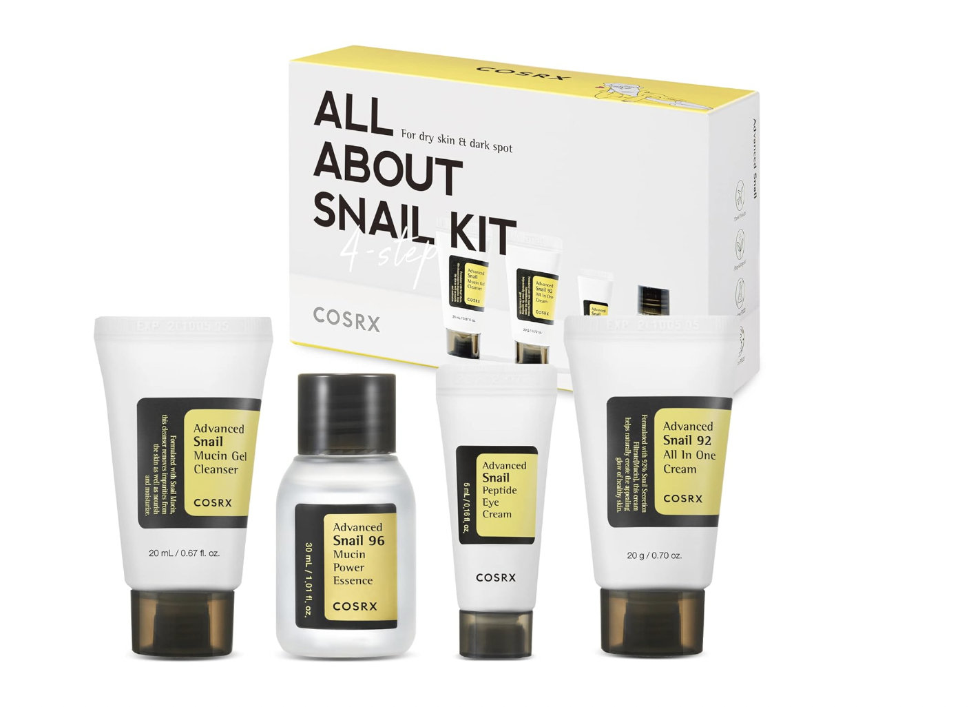 COSRX All About Snail Mucin Korean Skin Care Set