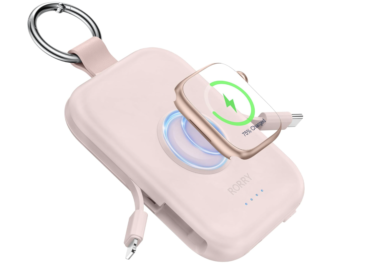 RORRY Portable Charger Bank Keychain