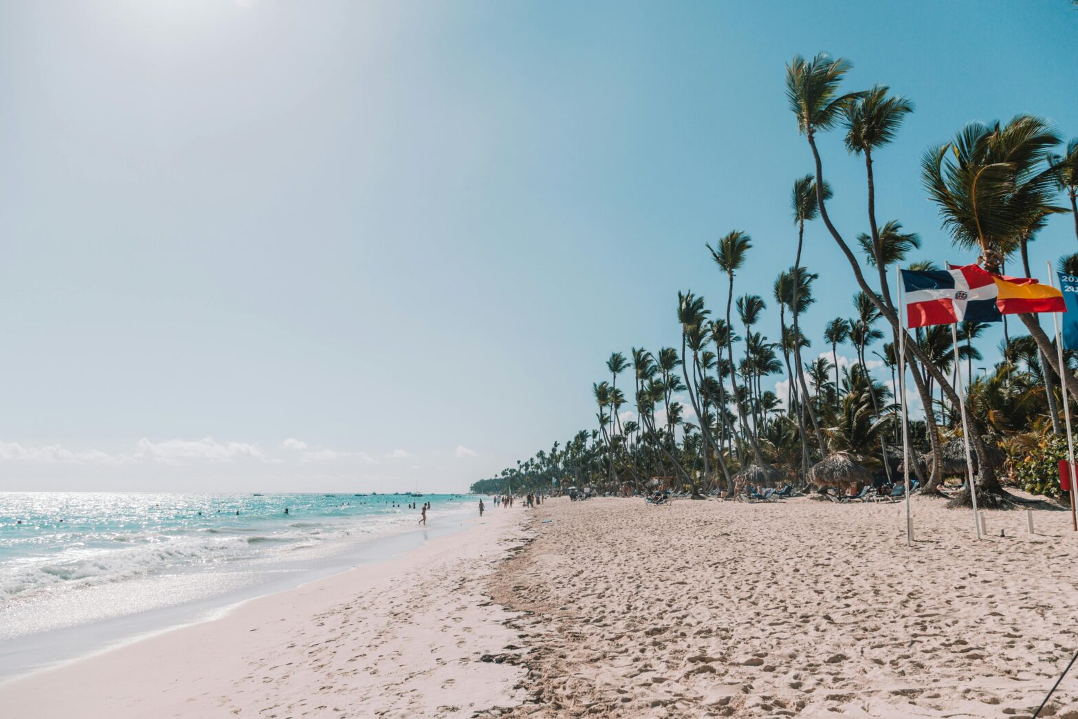 beach shoreline in Punta Cana, Dominican Republic