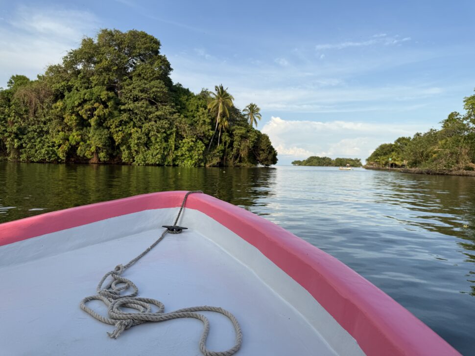 Boat along Lake Nicaragua