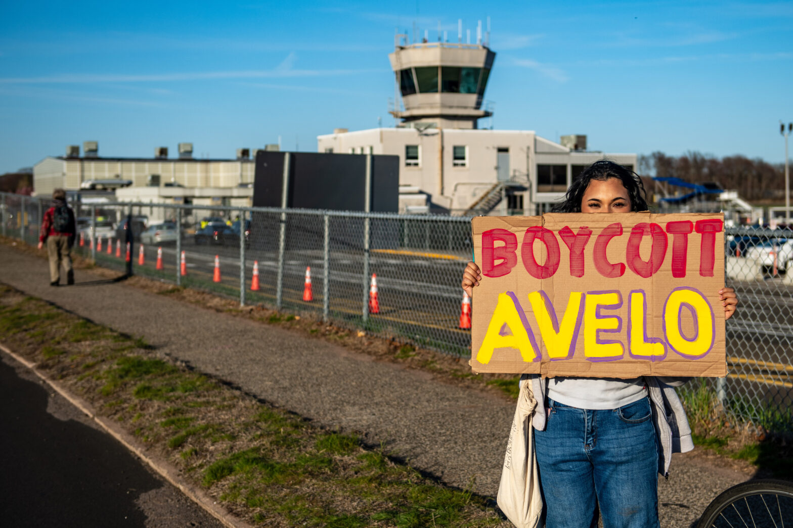 Manchester Protesters Launch Boycott Of Avelo Airlines Over ICE Deportation Contract