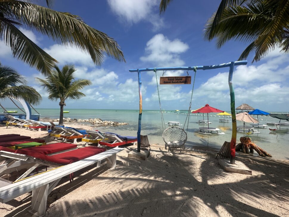 Secret Beach in Ambergris Caye Belize