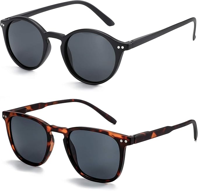 ZENOTTIC UV Protection Unisex Sunglasses 2 Pack