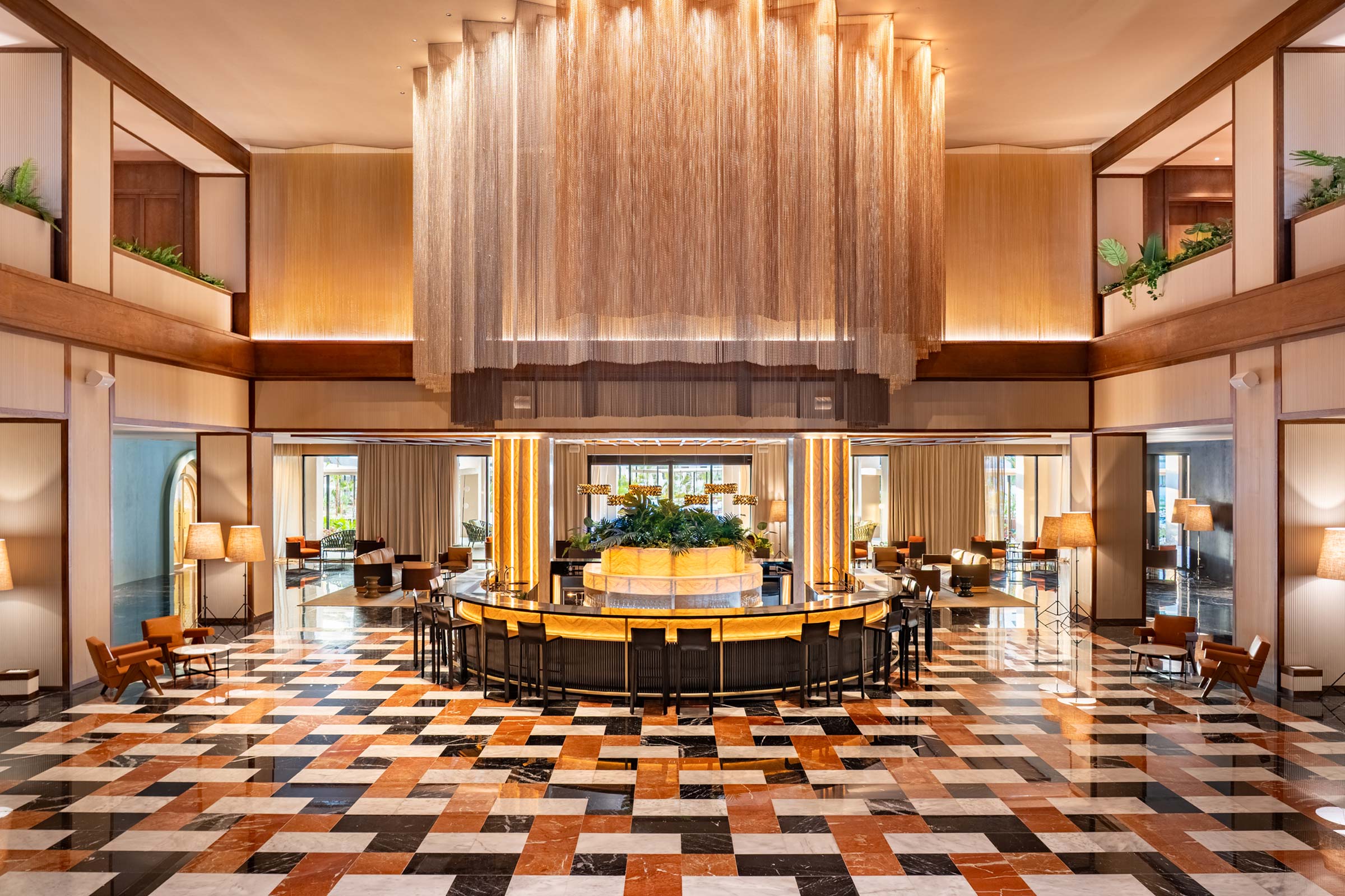 Excellence Coral Playa Mujeres resort Martini Bar main lobby