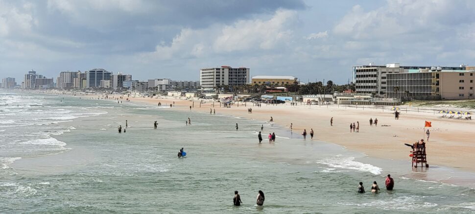Warm day at Daytona Beach, Florida
